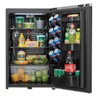 Danby 4.4 cu. ft. Contemporary Classic Compact Fridge - Midnight Black-Integrated door shelving with tall bottle storage and a CanStor beverage dispensing system