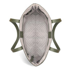 Champs - Onyx Sac Vertical en Cuir - Kaki-Poche intérieure zippée avec protection RFID