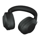 Jabra - Casque stéréo Evolve2 85 Link380A MS - Noir-Matériau et revêtement : bandeau en mousse ultra douce recouverte de similicuir de couleur assortie, coussinet d'oreille en mousse audio douce recouverte de similicuir de couleur assortie