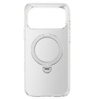 Torras Ostand Q3 Spin Case for iPhone 17 Pro Max - Clear-360° Spin Magnetic Stand. Unlimited stand angles, ultimate 360°convenience. Seamless integration with no bulk on the back