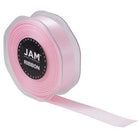JAM Paper Double Faced Satin Ribbon - 7/8" W x 25 yd. - Baby Pink-Size: 0.875" x 25 yards