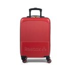 Reebok Time Out 21.5" Hardside Carry-On Luggage - Red-Telescopic trolley handle ergonomically designed for comfort and durability with multi-stage locking heights with reinforced top and side handle