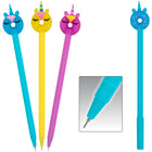 Merangue Donut Unicorn Pen - 1.0mm - Black-Black ink with 1.0 mm tip