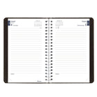Blueline Daily/Monthly Academic Planner - August to July - Soft Cover - 8" H x 5" W - Black - English-Untimed