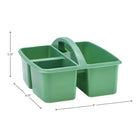 Teacher Created Resources Plastic Storage Caddy - Eucalyptus Green - 6 Pack-Pack of 6