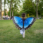 Insect Lore-3 Dress-Up Morpho Butterfly Wings - Blue - Pack of 3-Child-sized for active play
