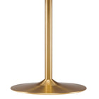 Modway Amuse 40" Dining Table - Gold White-Assembly Required