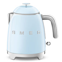 SMEG 50s Retro Style 3-cup Mini Electric Kettle - Pastel Blue-360° swivel base allowing the kettle to be placed in any position