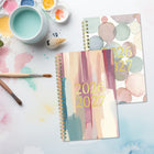 Blueline - Agenda Scolaire Hebdomadaire/Mensuel - 8 po H x 5 po l - Motif Splash - Anglais-Section contacts