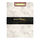 Mead West Village Clipfolio - 12-1/2" H x 9-1/2" W - White/Grey Floral-Stylish West Village design with elegant exterior finish
