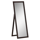 HOMCOM Full Length Mirror - 20.1" W x 57.9" H - Brown-Full-sized mirror to show your whole look 