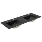 Modway - Soma 48" Meuble de salle de bain à double lavabo - Noir de chêne-9