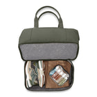 Samsonite Companion Drop Bottom Weekender 15.6" - Olive-SmartSleeve  allows you to slip the bag over most suitcase pull-handles so it can sit securely on top for hassle-free travel