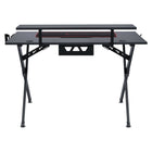 Emerge Vizon 47" Gaming Desk - Black-Includes an Emerge gaming desk pad