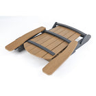 Backyard Lifestyles Folding Adirondack Chair w/Cup Holder- Brown/Black-Quick and Easy Assembly.