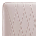 Modway Leila King/California King Headboard - Pink-Dense Foam Padding
