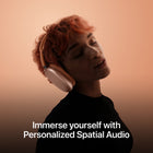 Apple AirPods Max - USB-C - Starlight-Magical Experience - Pair AirPods Max by simply placing them near your device and tapping Connect on your screen. AirPods Max pause audio when you take them off. And Automatic Switching makes listening between your iPhone, iPad and Mac completely effortless
