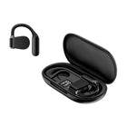 Adesso Xtream T4 Open-Ear Bluetooth 5.3 Wireless Earbuds with Dual Mic - Charging Case  - Black-Open-Ear Bluetooth 5.3 earbuds for stable wireless connectivity and immersive sound
