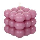 General Supply Goods + Co Bubble Candle - 13.4 oz - Pink-13.4 oz decorative bubble-shaped candle