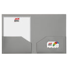 JAM Paper Heavy Duty Plastic Two-Pocket School Folders, Assorted, 6/Pack (383HBAasst)-6