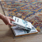 Modway Centehua Distressed Southwestern Aztec Area Rug - 8 ft W x 10 ft L - Multicolored-100% Soft cross-woven polyester