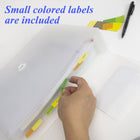 BAZIC Products Translucent 13-Pocket Letter Size Poly Expanding File - 3 Pack-Multi-use: Organize your paper, important files, contract, sales report, presentation, receipt, checks, bills, documents, vouchers, cards, paint work, homework, assignments
