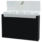 Staples - Boîte à fiches en poly avec séparateurs - 4 po x 6 po - noir-Noir, matériau poly