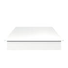 Nexera Valere Platform Bed - Queen Size - White-Clean and Modern Style: Elevate your bedroom with the sleek and clean lines of our platform bed, designed to complement any room decor effortlessly