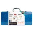 Mont Marte Signature Drawing and Illustration 51-Piece Set-Paper stumps, a tortillon, sandpaper block, eraser, sharpener and hobby knife help refine details and build tonal effects