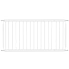 PawHut 26"-37" Dog Gate - 18" Tall Pet Gate and 2 Extensions - White-Adjustable width fits doors, hallways, and narrow spaces