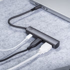 BlueDiamond - Concentrateur USB-C 3-en-1 Slim - 100 W PD-HDMI 4K : Un port HDMI délivre une résolution cristalline avec compatibilité UHD 4K à 30 Hz