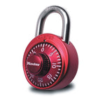 Master Lock Anodized 3-Digit Combination Lock - Assorted Colours-Pre-set (non-resettable) 3-digit combination security for keyless convenience