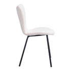 Zuo Thibideaux Dining Chair - Ivory - Set of 2-3 year limited warranty