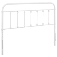 Modway Sage Metal Queen Headboard - White-Metal Queen Headboard