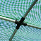 Outsunny 20' x 10' x 6.6' Large Walk-in Greenhouse with Windows and Door - Green-12 roll-up windows for reinforced steel greenhouse's better ventilation  