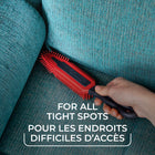 Vileda Pet Pro Hair Remover Brush - Red-Easy to store in small spaces