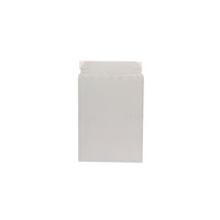 Enviro-Logix Flat Open End Mailers - Peel & Stick - 7" x 9" - White CCKB - 100 Pack-Rigid mailers