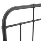 Modway Alessia Metal King Headboard - Grey-7 Mounting Positions