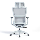Ceha Canada CHILLAX Office Chair with Adjustable Mesh Headrest - Grey/Blue-ENHANCED SEATING: Adjustable seat depth with a sliding function for increased comfort during use