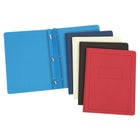 Staples - Couverture de rapport DUO-TANG en papier - 5 couleurs - paquet de 10-Panneau gaufré