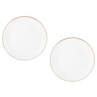 Maxwell & Williams White and Gold Charger Plate - 31 cm - 2 Pack-Handwashing Recommended