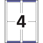 Avery TrueBlock Laser/Inkjet Shipping Labels - 5" x 3-1/2" - White - 100 Pack - (8168)-Save time and create professional-looking labels quickly