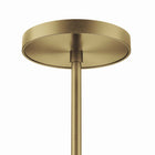 Modway - Mercer 4-Lumière Lumière suspendue - Laiton en satin blanc-Installation professionnelle requise