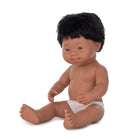 Miniland Anatomically Correct 15" Baby Doll - Down Syndrome Hispanic Boy-Doll allows children to learn about the diversity in all of us and how to develop social skills such as empathy and tolerance