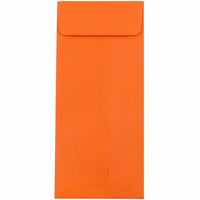 JAM Paper #11 Policy Envelopes, 4.5 x 10.38, Brite Hue Orange Recycled, 1000 Pack (3156394B)-Orange
