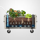 Permasteel Garden Bed with Self-Watering System - Ivory-Built-in water level indicator for precise hydration