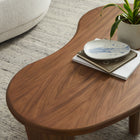 Modway - Vetra Libre en forme de rein Table basse - Noyer-Placage de grains de bois