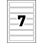 Avery Permanent File Folder Labels, 3-1/2" x 1/3", White, 70 Pack (2327)-Permanent adhesive