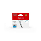 Canon CLI-281 C Cyan Ink Tank, Standard Yield (2088C001)-Cyan