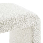 Modway Simba Boucle Fabric Waterfall Stool - Ivory-9
